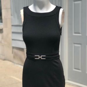 White House Black Market Little Sleeveless Polyester Straight Cocktail Dress 00